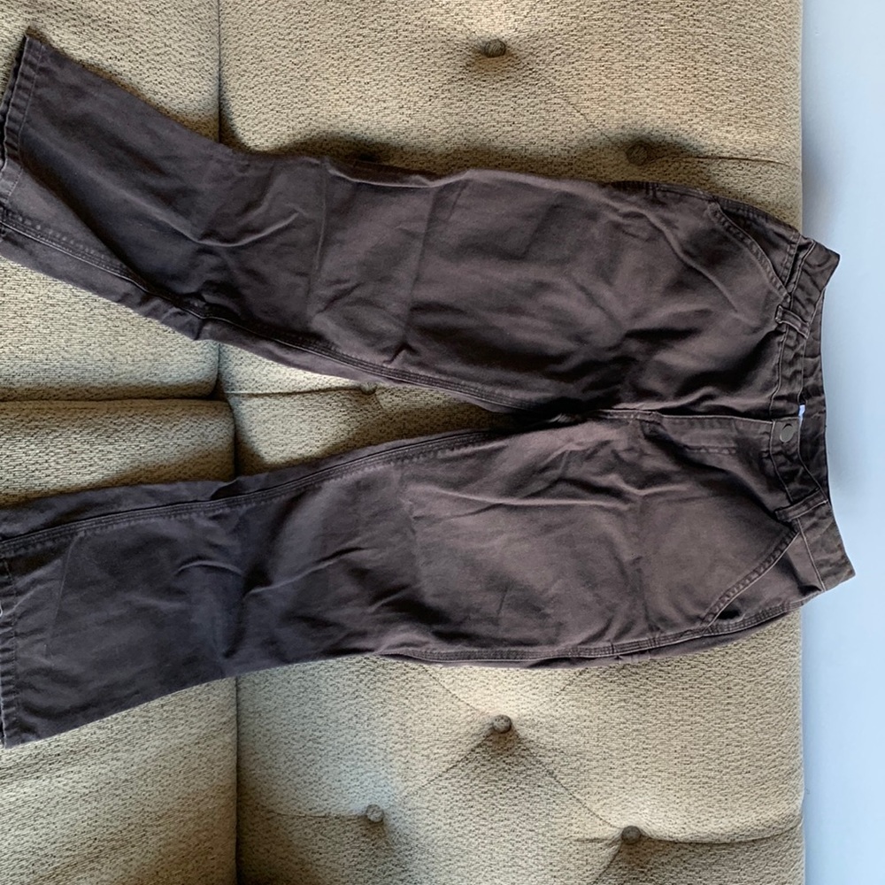 Brown Carhartt carpenter pants boys size 14